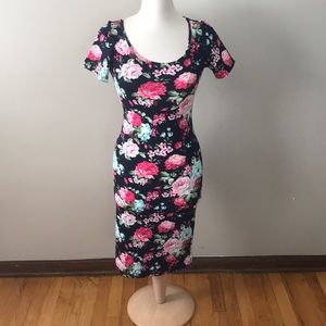 Midi floral dress